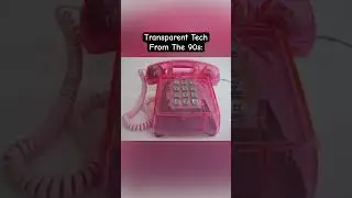 See-Through Tech From The 90s 😎☎️ #nostalgia #90skids #nostalgic #throwback #90s #shorts