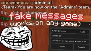 ROBLOX [] TROLLING WITH CUSTOM CHAT CONTROL ADMIN! 😂 (DOORS 👁️)