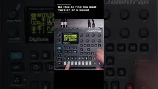 Mastering Digitone // Do this to find the best versions of a sound