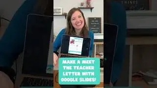 Back to School Tip - Meet the Teacher Letter on Google Slides #shorts