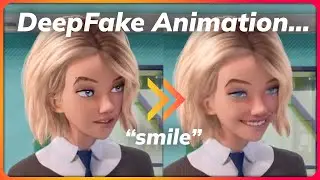 Using ONLY Text To DeepFake Faces and Animations [STIT]