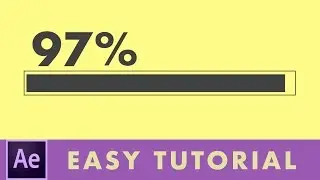 How To Make A Progress Bar In After Effects | Easy Tutorial