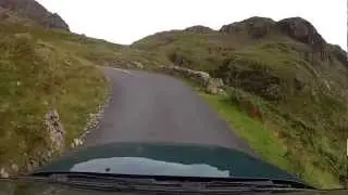 Driving Hardknott Pass in the Lake District