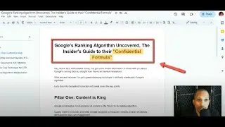 How to Decode Google's Confidential Ranking Algorithm/Classified Information (Insider SEO Secrets)