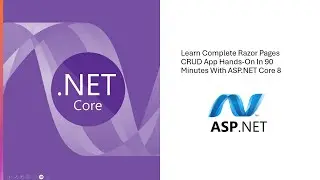 Learn and Build Complete Razor CRUD App In one lecture (ASP. Netcore 8)