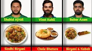 Famous Cricketers and their Favorite Food 2024 | Favorite Food of Famous Cricketers