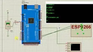 ESP8266 wifi module simulation proteus | web server example