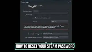 How to reset steam password