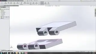 Create a hinge (fast) - solidworks 2015 - video 108