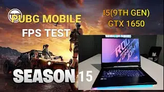 PUBG MOBILE EMULATOR  FPS TEST(GTX1650+i5 9TH GEN) ASUS ROG STRIX