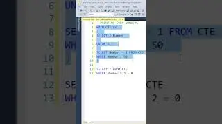 SECRET OF SQL SERVER | Generating Even Numbers in SQL Server 🔥🔥