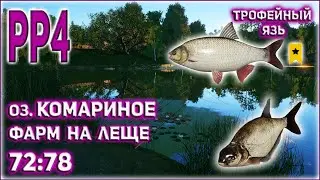 РР4 КОМАРИНОЕ ТРОФЕЙНЫЙ ЯЗЬ / РУССКАЯ РЫБАЛКА 4 ФАРМ  ТРОФЕЙНЫЙ ЯЗЬ / RF4  TROPHY IDE MOSQUITO LIKE