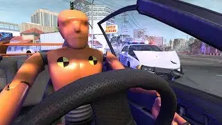 Crash Test Dummy: Police Escape | BeamNG.drive