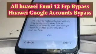 Huawei Y9s Frp Remove 2023 / Y9 Prime Google Account Bypass / UnlockTool 2023 /