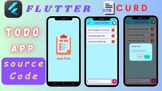 Todo App Create in Flutter in Using SQLite || Flutter Todo App With SQLite complete video ||