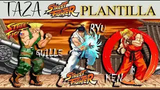 Plantilla para sublimar taza STREET FIGHTER