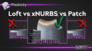 How Does xNURBS differ from Patch and Loft in Plasticity?