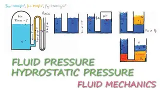 Fluid Mechanics - Fluid/Hydrostatic Pressure in 11 Minutes!