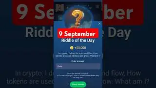 9 September x empire riddle of the day #riddleoftheday #xempire