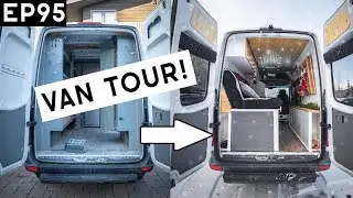 VAN TOUR 🚐 | DIY off-grid sprinter van conversion