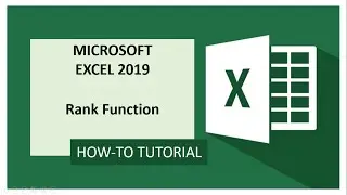 Excel Rank Function