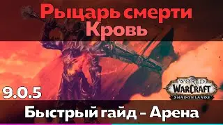 Рыцарь смерти 9.0.5 Кровь - Таланты для Арены (Быстрый обзор) [World of Warcraft]