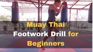 Basic Muay Thai Footwork Drill for Beginners - Easy Drill to Help Improve Your Movement