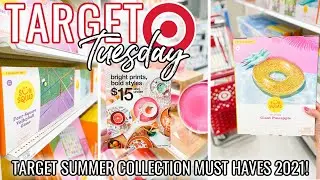*2021* TARGET SUMMER COLLECTION WALKTHROUGH HAUL || dollar spot + beach must haves || target tuesday