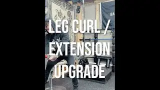 Leg curl / extension machine upgrade #shorts