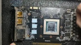 Как поменять термопрокладки на видеокарте GIGABYTE  1080 ti gaming oc