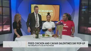 Fried Chicken and Caviar Galentines Day pop-up event