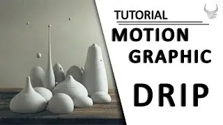Drip | Motion Graphics | No Plugins  | Cinema 4D Tutorial