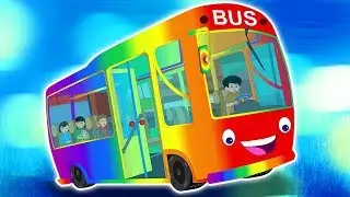 колеса на автобусе | автобусная песня для детей | детские стишки | The Wheels on the Bus | Kids Song