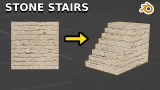 hwo to create sandstone stairs in blender