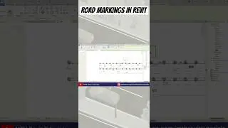 Road Markings in Revit #revit #architecture #bim