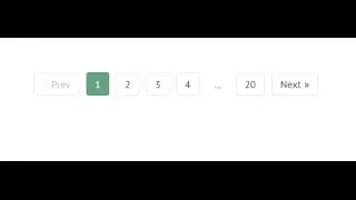 Php Tutorial - how to create pagination in php