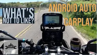 Motorcycle Carplay and Android Auto Review. Parkvision
