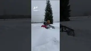 Snow problem is too big for this! 😅🌨️ I 🎥: 