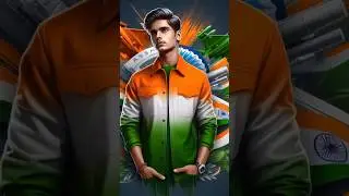 Happy Republic day Photo editing #shorts #bingimagecreator