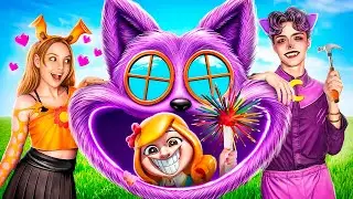 Я Влюбилась в CATNAP! Улыбающиеся Твари VS Злая Мисс Делайт в Колледже!