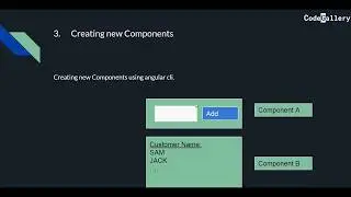 3. Creating a new component | Angular Tuitorial