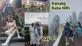 Day 4 Exploring Danang Bana Hills Cable Car Ride 🚡, Golden Bridge🌁 & Sun World ! Such an Adventure !