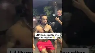 LIL PUMP *CRASHES OUT* AFTER CATCHING PREDATOR #lilpump #viral #shorts #rap #reccommend #hiphop #rap