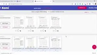 How to split and merge a PDF document using Kami