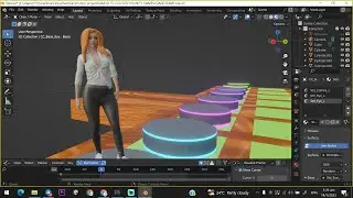 [ No Audio ] Daz 3D Hair Creation , Import to Blender ,  Board Game Element  | Blender 3D & DAZ