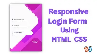 Login Form in HTML and CSS