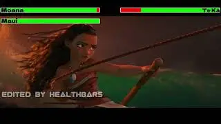 Moana (2016) Final Battle with healthbars 1/2 (85K Special)