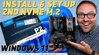 How to Install & Set Up a Second NVMe M.2 SSD - Windows 11