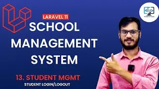 School Management System using Laravel 11 || Student Login and Logout ||  Laravel 11 🚀