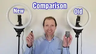 UBeesize 12” Ring Light Comparison New & Old